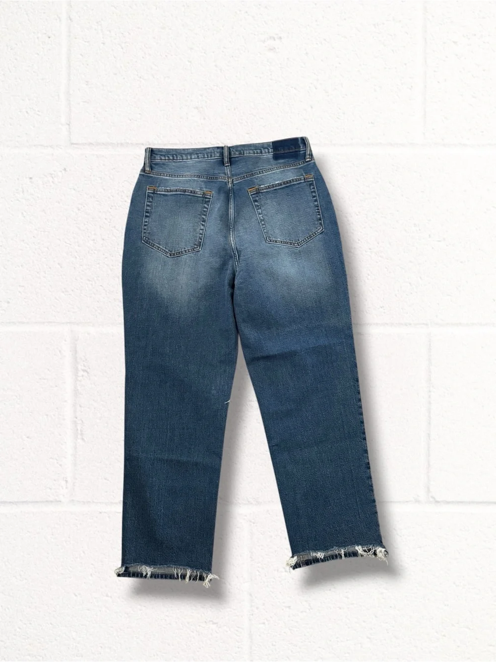 NEW Abercrombie & Fitch Ankle Straight Ultra High Rise Jeans, Size 14L / 32